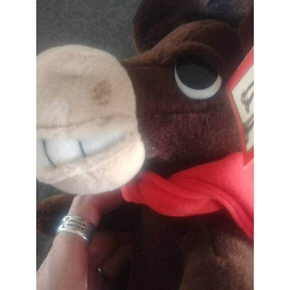 VTG Retro 7 Eleven store Ramone  Donkey Mule plush Canadian 90's Cafe Cooler - Picture 3 of 7